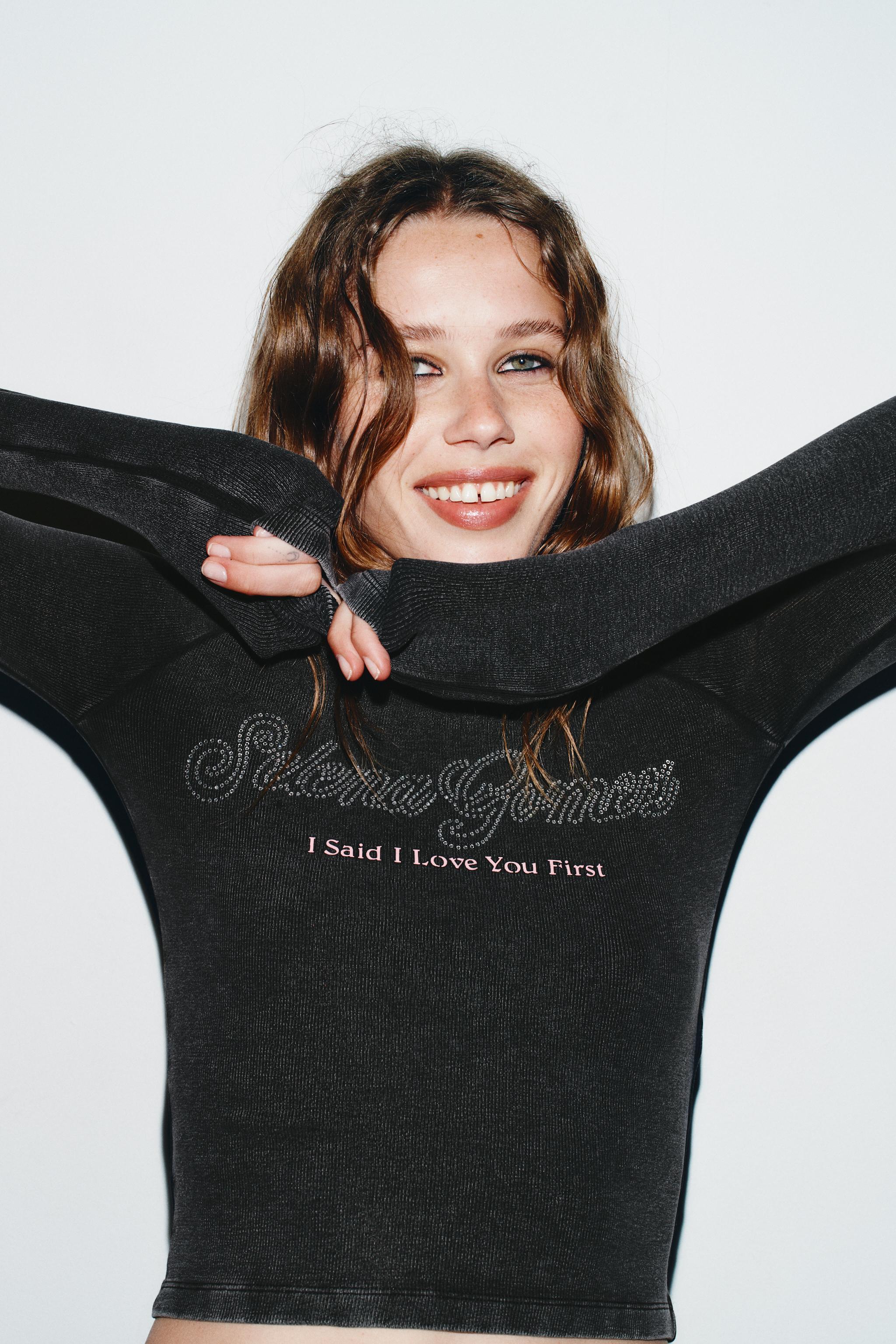 T-SHIRT CÔTELÉ SELENA GOMEZ